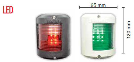 SL25 İSKELE FENERİ SİYAH led 12-24v