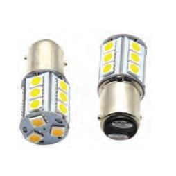 18 Led’li Ampul Beyaz Çapraz Tırnak 9-30 V