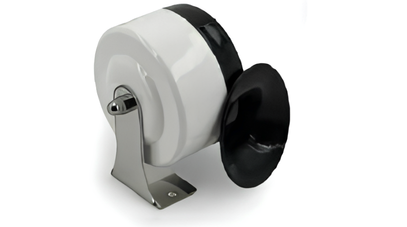 Korna Salyangoz Plastik Beyaz 12V