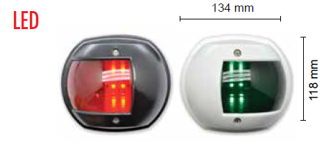 SL30 İSKELE FENERİ SİYAH led 12-24v