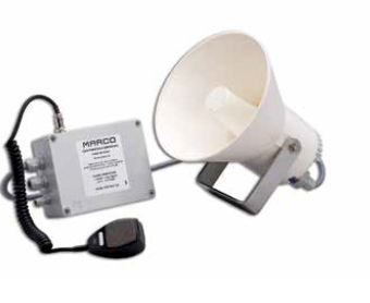EW2-MS ELEKTRONİK MEGAFON 12/20mt SİS DÜDÜĞÜ,MİK.+SİREN 24v