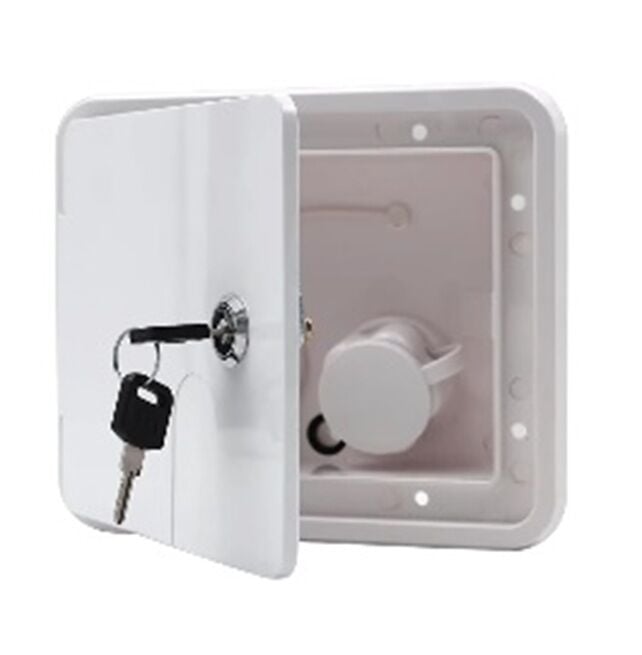 Depo Dolum Kapağı Su Tesisat Bağlantılı Kilitli 193x164 mm