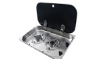 ÇİFTLİ Kapaklı gömme ocak  53X32,5