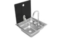 TEKLİ gömme lavabo kapaklı (
