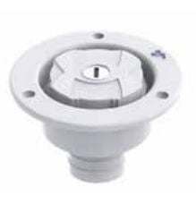 Depo Dolum Kapağı Su Kilitli Düz Beyaz