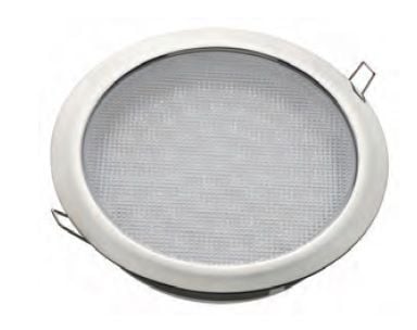 Krom Gömme Spot 24 V Gün Işığı 60 Led Yaylı