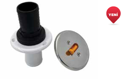 DOLUM KAPAĞI,PİSSU KROM KAPAKLI Ø38mm