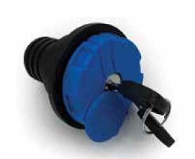 DEPO DOLUM KAPAĞI SU,PLASTİK,KİLİTLİ Ø38mm