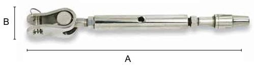 12mm Mafsallı Norsmenli Liftin  Tel 6mm