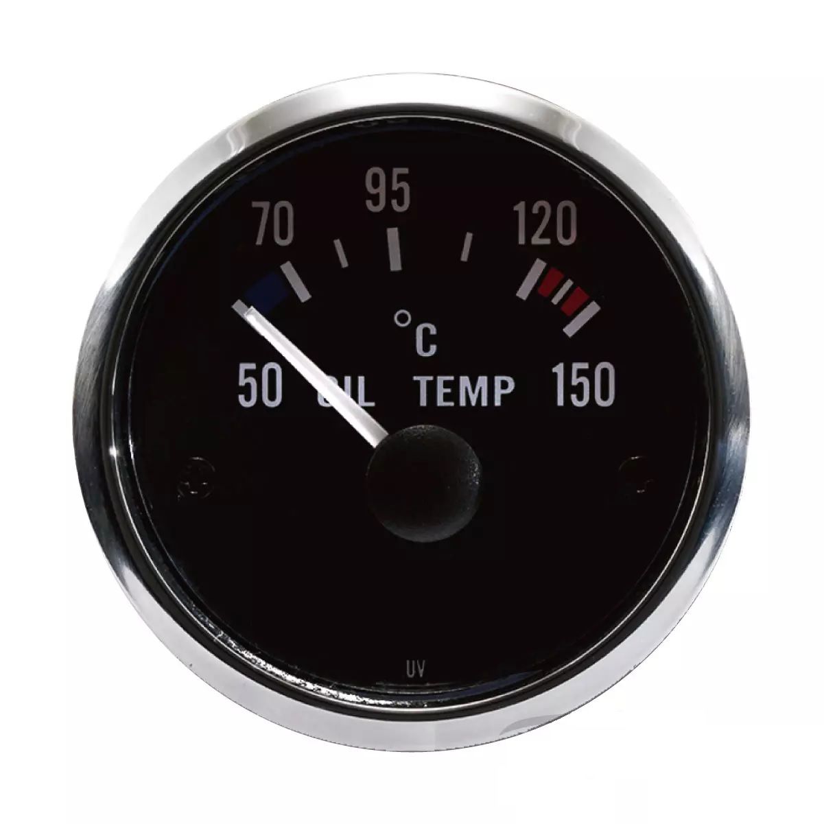  52mm Siyah Yüz 90 Derece Elektrikli Yağ sıcaklık Göstergesi