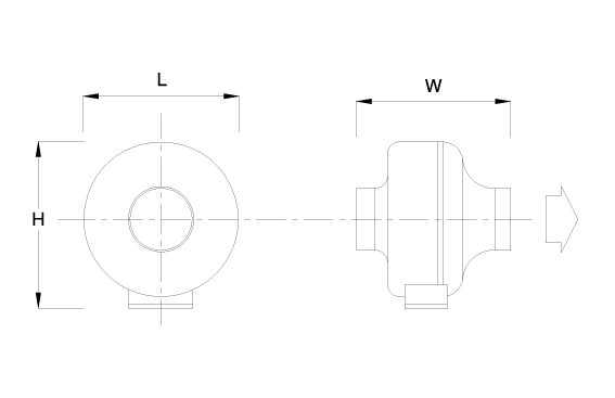 Condaria Hava Egzoz Kutuları (Aksiyel Fan) 125B