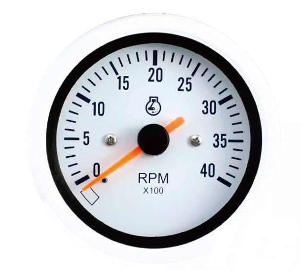 85mm Devir 0-4000 RPM Siyah Yüz ve Siyah Çerçeve