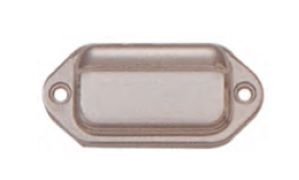 Basamak Lambası 6 Led 12V Mavi Kromaj Kapaklı