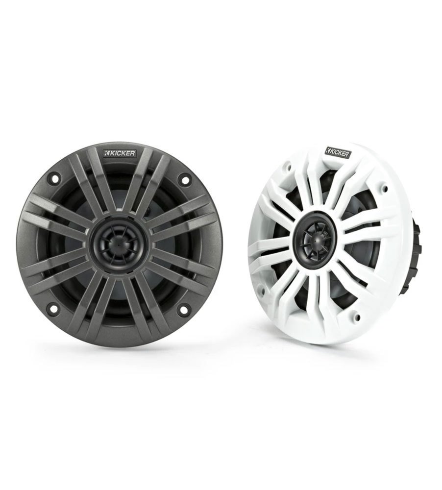 KMMTES KICKER 未使用 Kicker KM44 Coaxial Marin Hoparlör (Ø 100mm), Kicker KM44 Coaxial