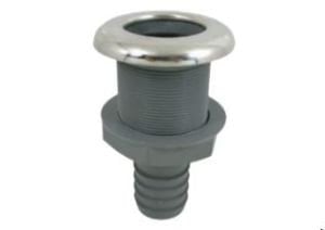 Krom Flanşlı Sintine Çıkışı Direk  1''  İç Ø:23 mm