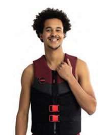 Jobe Neopren Erkek Can Yeleği Bordo 2XL