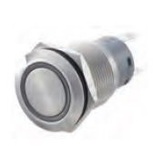 Krom Buton Led Mavi On-Off