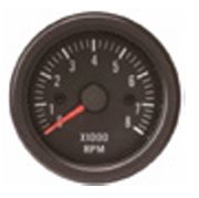 52mm Devir 0-8000 RPM Siyah Yüz
