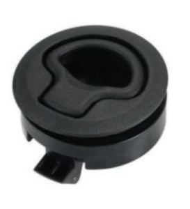 Gömme Kulp Yaylı Siyah Ø = 60 mm