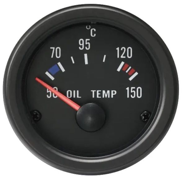 52mm Yağ Sıcaklık Ölçer 50-150˚C Sensör
