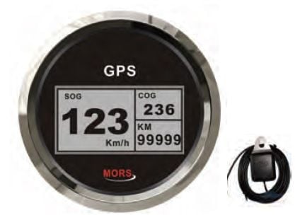 Sürat Göstergesi 55 mph Siyah Gps Antenli