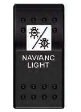 Switch On-On-Off Navigasyon+ Demir Feneri 12-24V