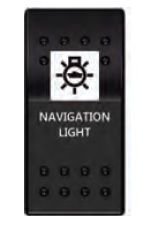 Switch On-Off Navigasyon Lambası 12-24V
