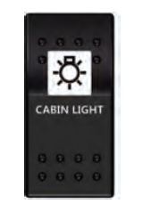 Switch On-Off Kabin Lambası 12-24V