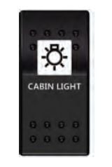Switch On-Off Kabin Lambası 12-24V