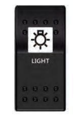 Switch On-Off Lamba 12-24V
