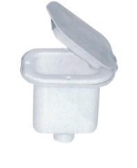 Kapaklı Duş Yuvası Kare 125 mm