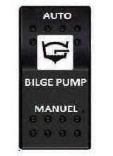 Switch On-Off-(On) Manuel-Otomatik Sintine 12-24V