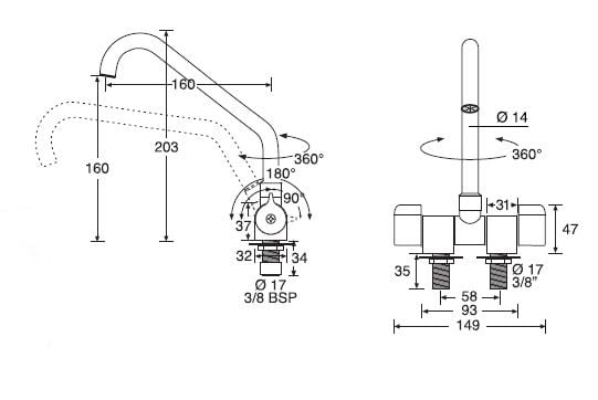 Tekli Musluk Barka -RR4100