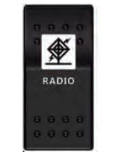 Switch On-Off Radio 12-24V
