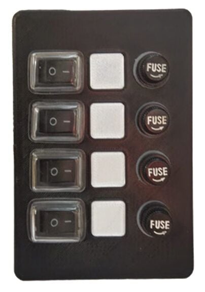 8'li Switch Panel 83x210mm