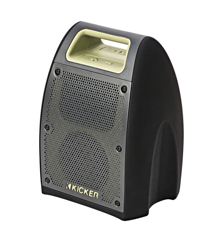 Kicker BF400 Bullfrog Taşınabilir Bluetooth Hoparlör 40 Watt Yeşil / Siyah