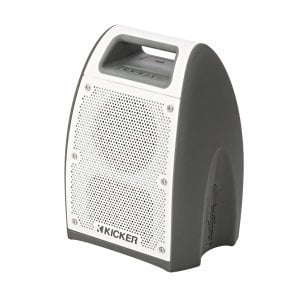 Kicker BF400 Bullfrog Taşınabilir Bluetooth Hoparlör 40 Watt Gri/ Beyaz