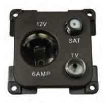 Inprojal 12 V+TV+SAT Soketi