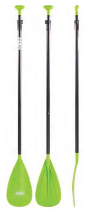 Jobe Sup Küreği Yeşil 3 Parçalı, 170 - 210 cm