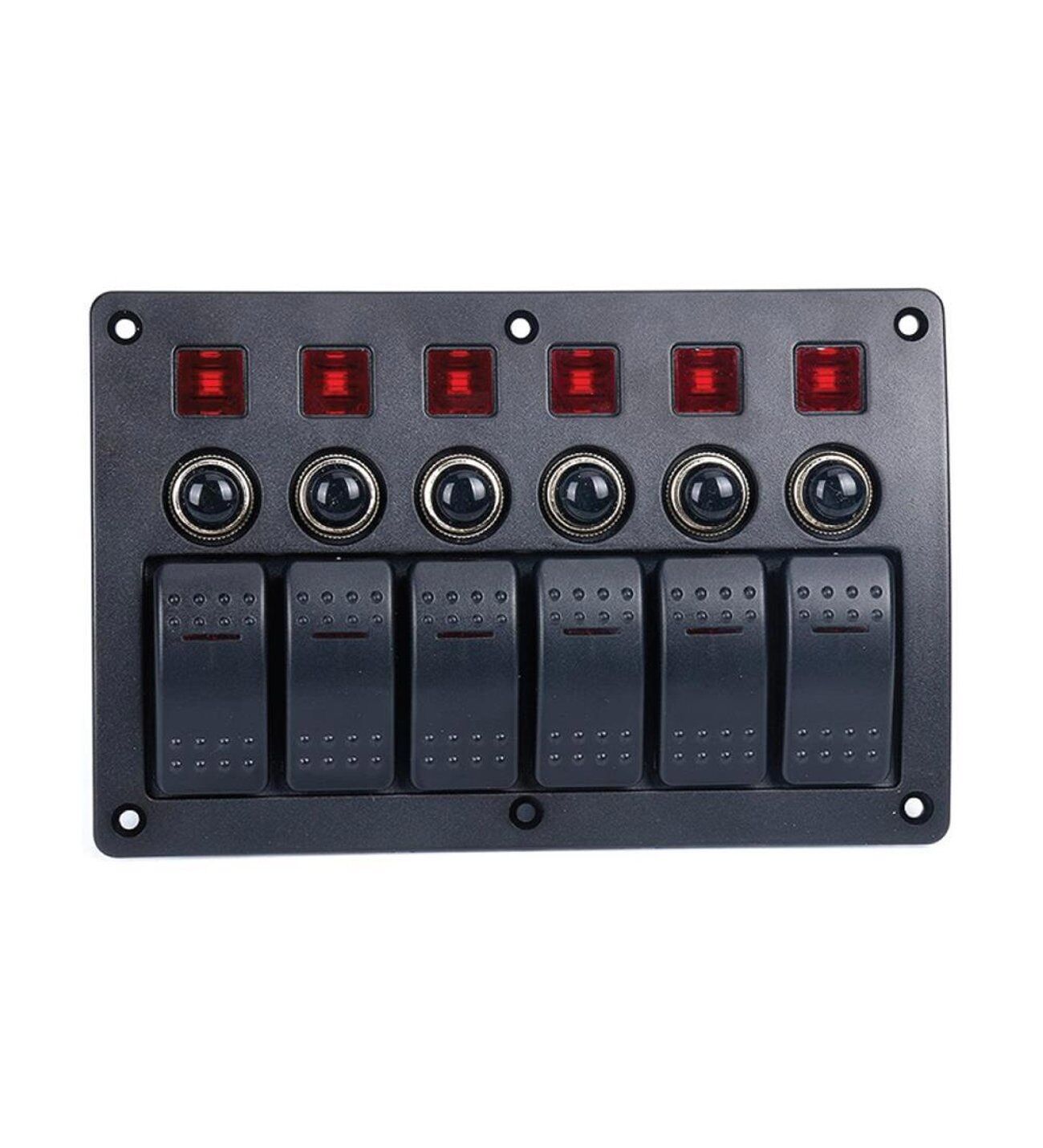 SWITCH PANEL 8 Lİ Otomatik Sigortalı,Kırmızı Işıklı