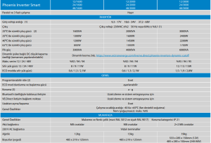 Victron Enerji Phoenix İnverter 48/1600 Smart