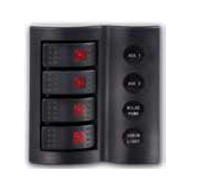 SWITCH PANEL 4 LÜ ÇİFT led