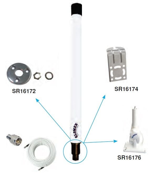 Glomex VHF Telsiz Anteni RA304