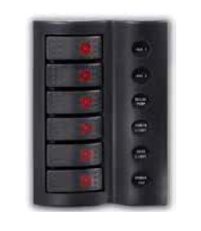 SWITCH PANEL 6 LI ÇİFT led