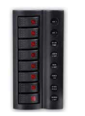 SWITCH PANEL 8 Lİ ÇİFT led