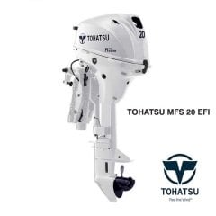 Tohatsu 20 Hp EFI (Enjeksiyon) Kısa Şaft Manuel BEYAZ Deniz Motoru