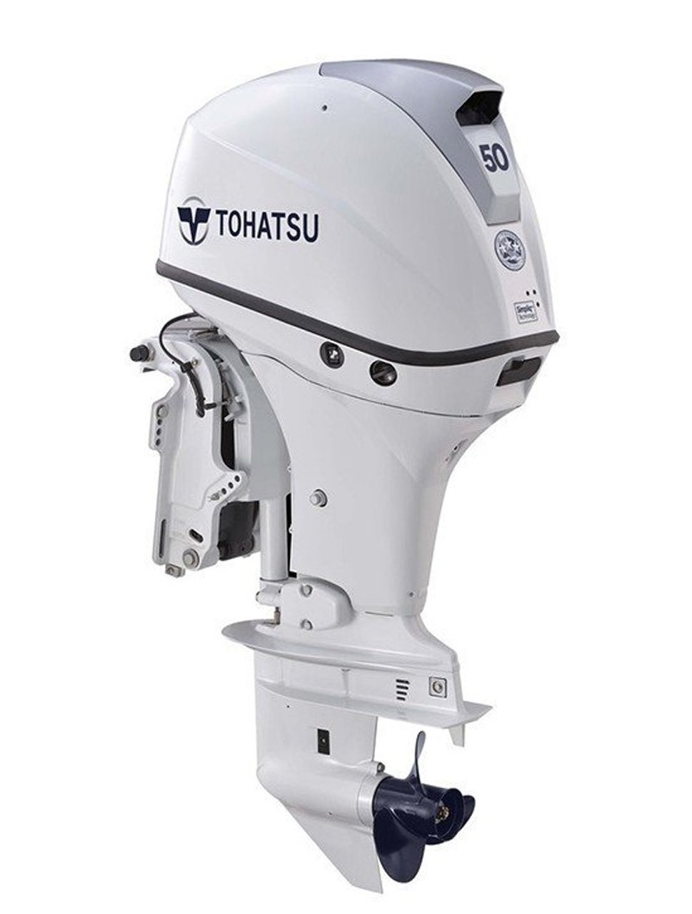 Tohatsu 50 Hp Deniz Motoru Uzun Şaft Marşlı Trimli BEYAZ