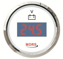 Dijital Voltmetre Göstergesi 12-24V Beyaz