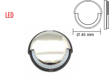 MERDİVEN LAMBASI led Ø41mm 12v