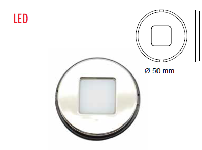 Merdiven Lambası BEYAZ LED 12V